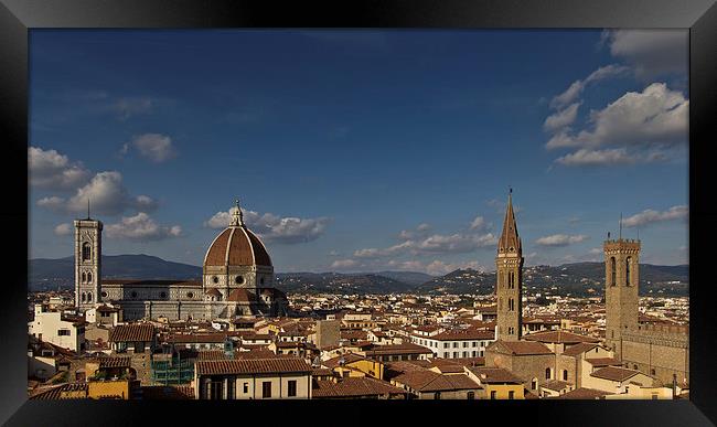 Florence Cityscape Framed Print by Andy McGarry