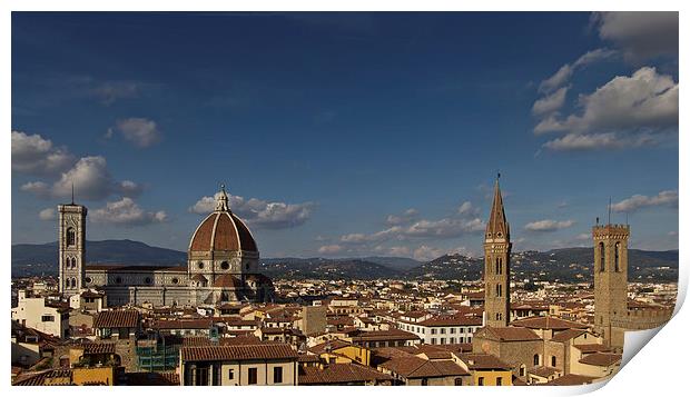 Florence Cityscape Print by Andy McGarry