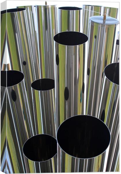 Abstract Tubes of Noise Canvas Print by Andy McGarry