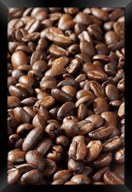 Rich and Aromatic Roasted Coffee Framed Print by Tommy Dickson