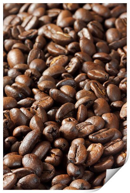 Rich and Aromatic Roasted Coffee Print by Tommy Dickson