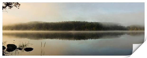 Loch Ard Panorama Print by Tommy Dickson