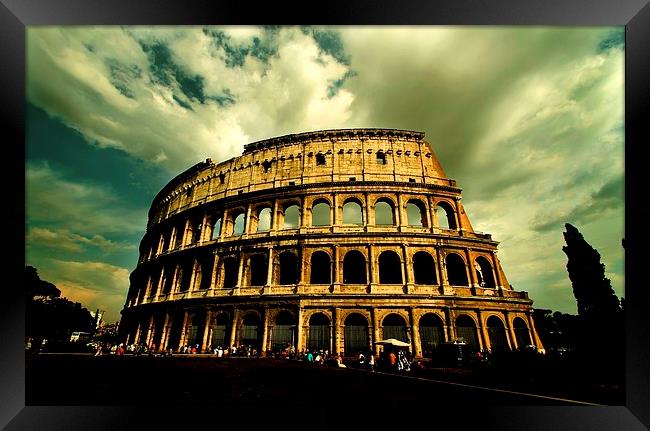 Colosseum - Rome Framed Print by Samantha Higgs