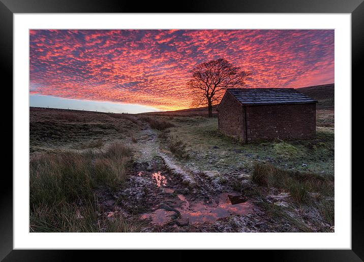 Wildboarclough Sunrise Framed Mounted Print by James Grant