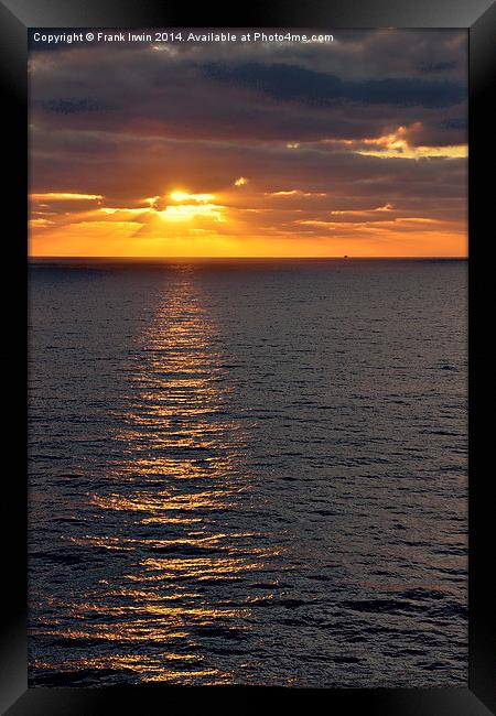 Sunrise in Gran Canaria Framed Print by Frank Irwin