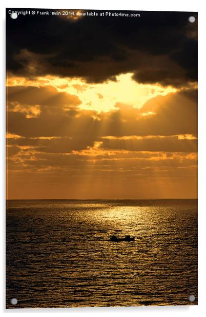 Sunrise in Gran Canaria Acrylic by Frank Irwin