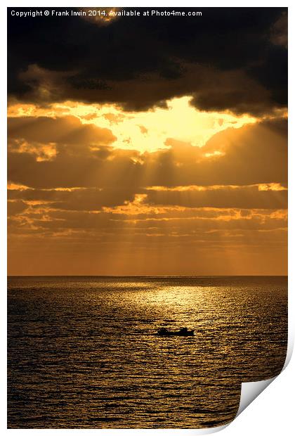 Sunrise in Gran Canaria Print by Frank Irwin
