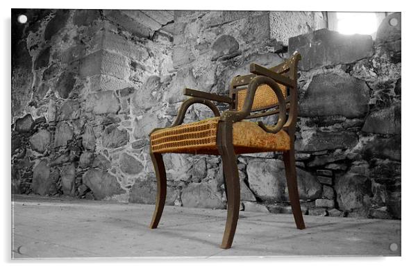 lone chair Acrylic by matt currie