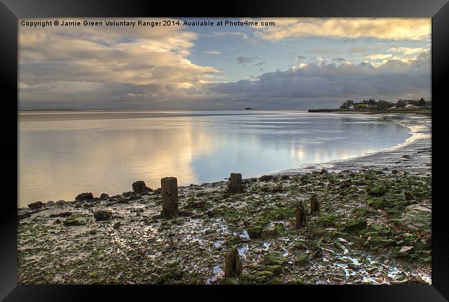 The Leven Estuary Framed Print by Jamie Green