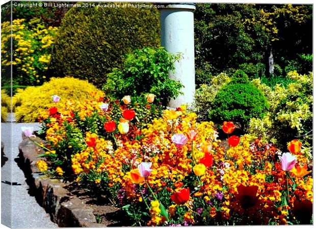 Colourful Gardens of Rememberance Canvas Print by Bill Lighterness