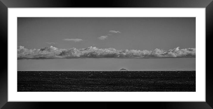 Cloudy, the sky is grey and white and cloudy... Framed Mounted Print by Douglas McMann