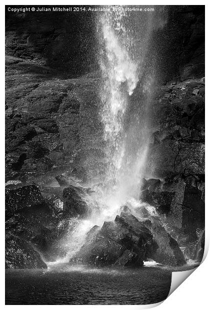 Waterfall Print by Julian Mitchell