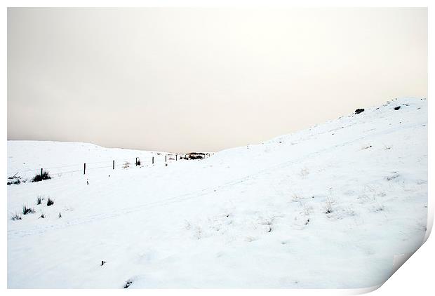 The colour of SNOW Print by Kevin Dobie