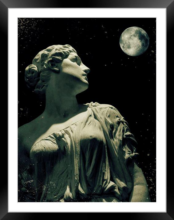 by moonlight Framed Mounted Print by Heather Newton