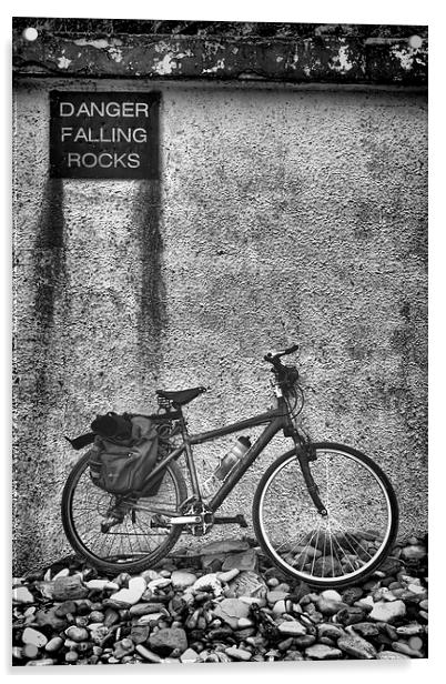 Actually Falling Hurts! Acrylic by Ray Pritchard
