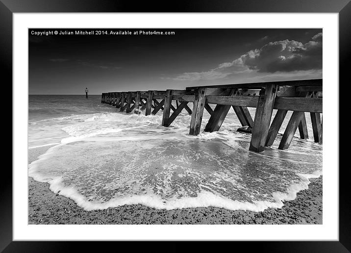 Tide and Time Framed Mounted Print by Julian Mitchell