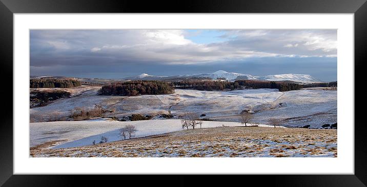 Scotland in winter Framed Mounted Print by Kevin Dobie