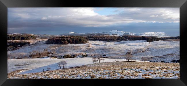 Scotland in winter Framed Print by Kevin Dobie