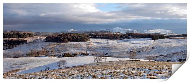 Scotland in winter Print by Kevin Dobie