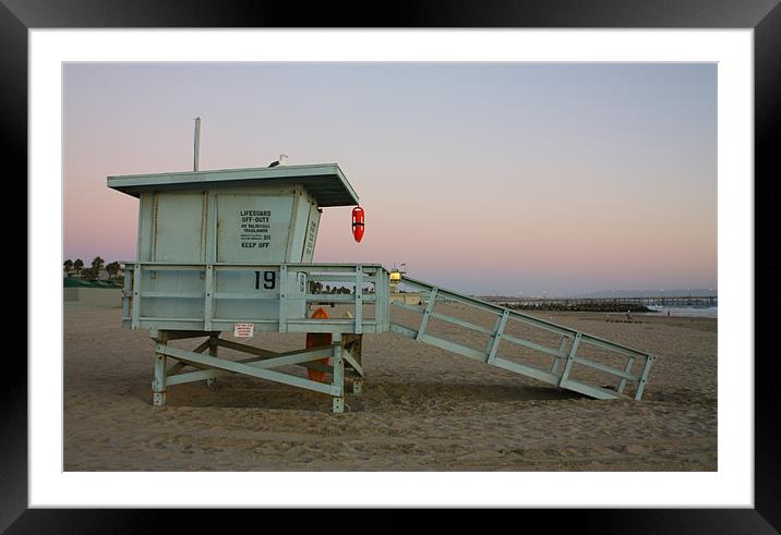 Baywatch Framed Mounted Print by Michal Reichl