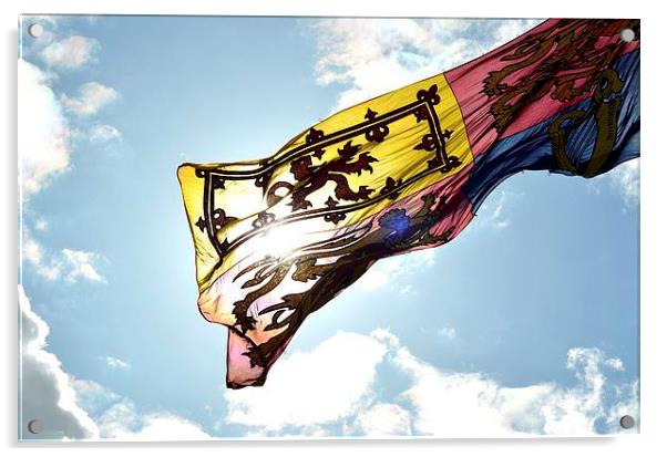 Jubilee flag Acrylic by Nadine Wood