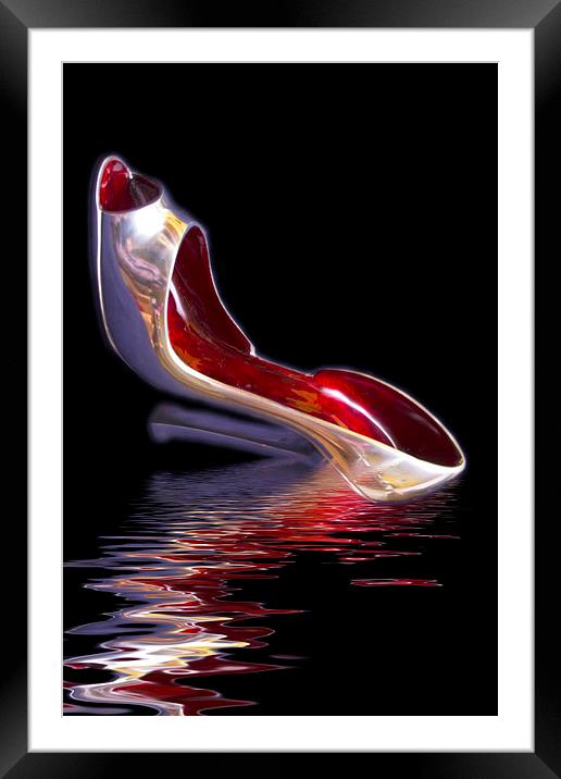 Silver Shoe Dreams Framed Mounted Print by David French