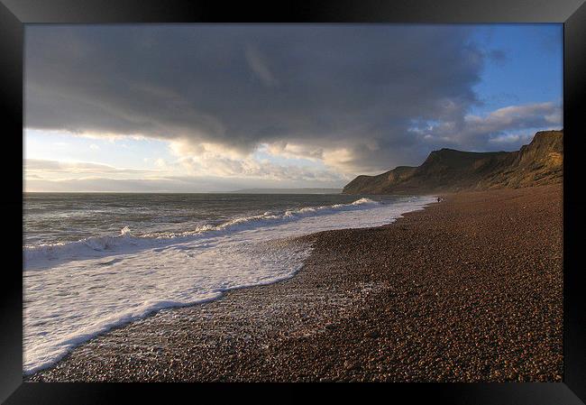 Eype Beach Dorset, UK Framed Print by Colin Tracy