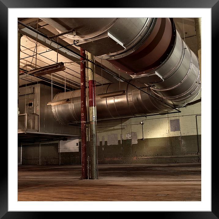 The factory 1 Framed Mounted Print by Grant simeon