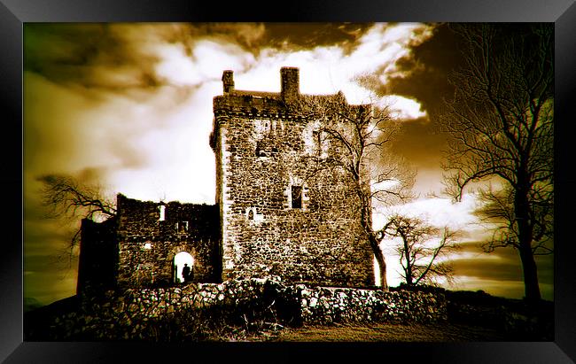 Balvaird Castle Framed Print by Kevin Dobie