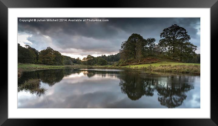 Elterwater Framed Mounted Print by Julian Mitchell
