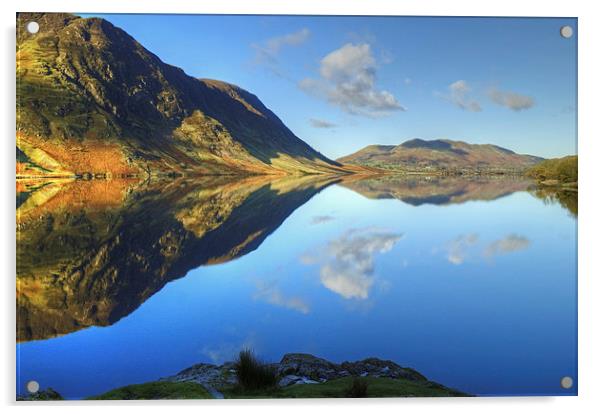 Crummock Water, The Lake District Acrylic by Jamie Green