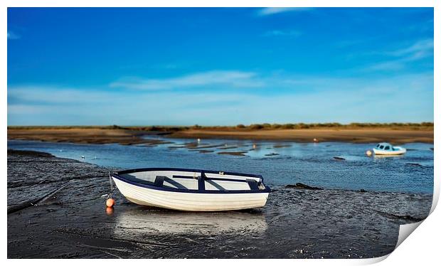 Waiting for the next tide Print by Gary Pearson