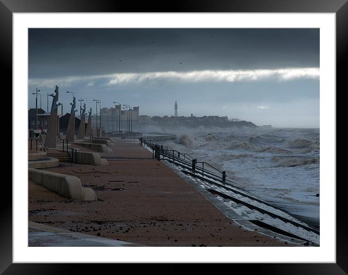 Storm Framed Mounted Print by Victor Burnside