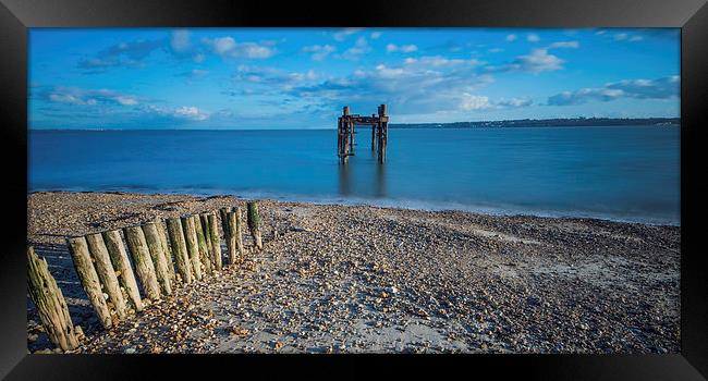 Across the Solent from Lepe Framed Print by Phil Wareham