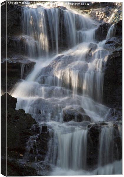 Cormonachan Falls, Lochgoilhead, Scotland Canvas Print by Colin Tracy