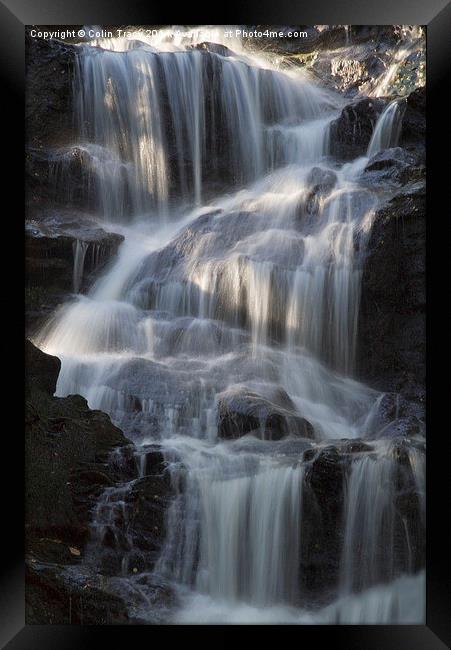 Cormonachan Falls, Lochgoilhead, Scotland Framed Print by Colin Tracy