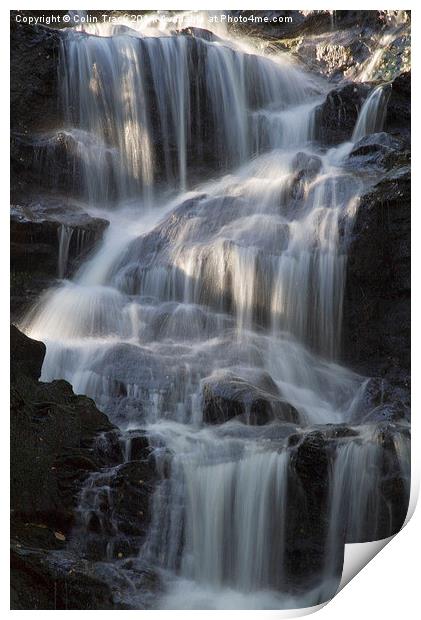 Cormonachan Falls, Lochgoilhead, Scotland Print by Colin Tracy