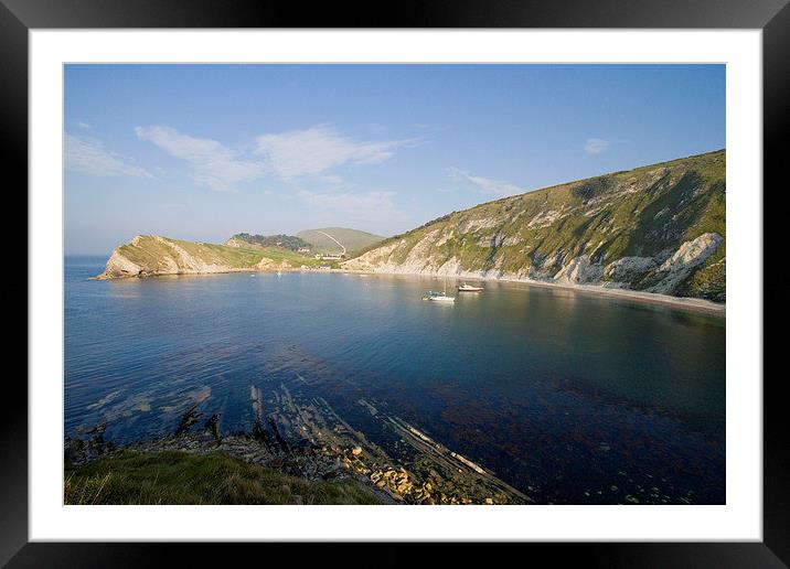 Lulworth Cove, Dorset, UK Framed Mounted Print by Colin Tracy