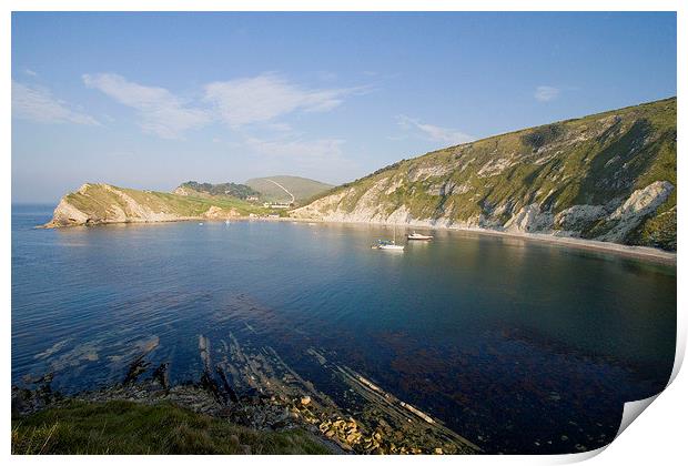 Lulworth Cove, Dorset, UK Print by Colin Tracy