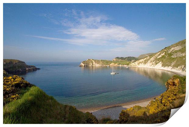 Lulworth Cove 2, Dorset, UK Print by Colin Tracy