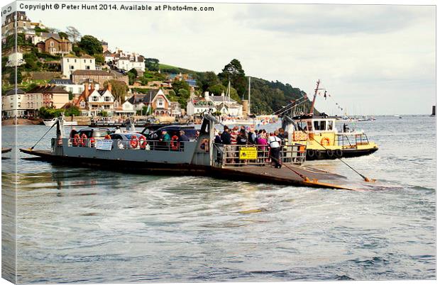 Dartmouth Lower Ferry Canvas Print by Peter F Hunt