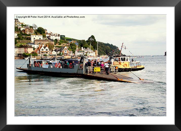 Dartmouth Lower Ferry Framed Mounted Print by Peter F Hunt