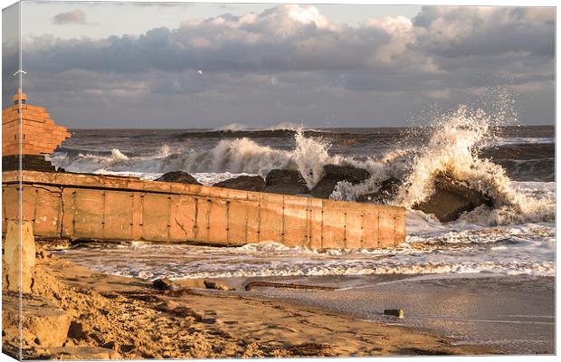 Hemsby Beach Canvas Print by James Taylor