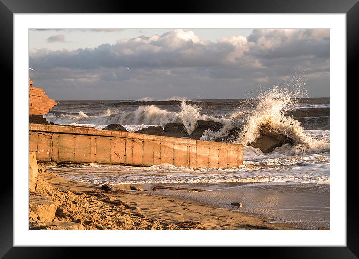 Hemsby Beach Framed Mounted Print by James Taylor