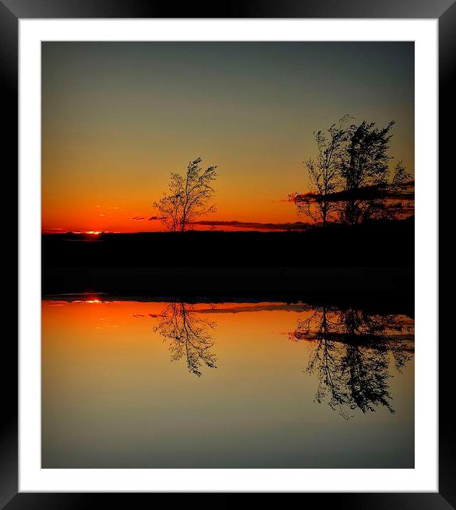 reflection of day Framed Mounted Print by dale rys (LP)