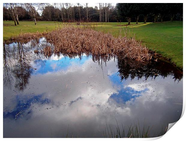 Cloud Reflections Print by philip milner