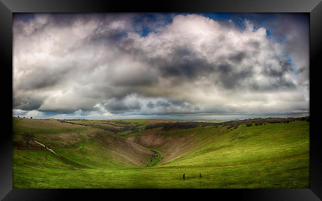 Devils Dyke Framed Print by Phil Clements