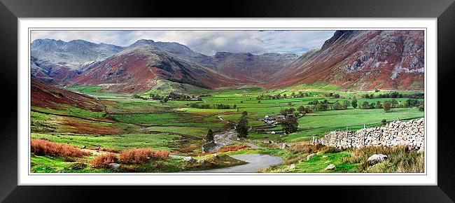 The Langdale Fell Framed Print by Donald Parsons
