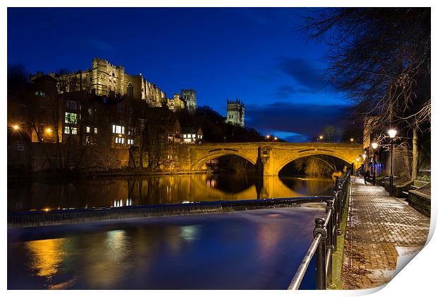 Durham Castle Print by Kevin Tate