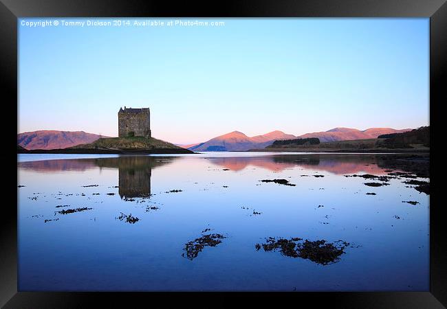 Castle Stalker, Scotland. Framed Print by Tommy Dickson